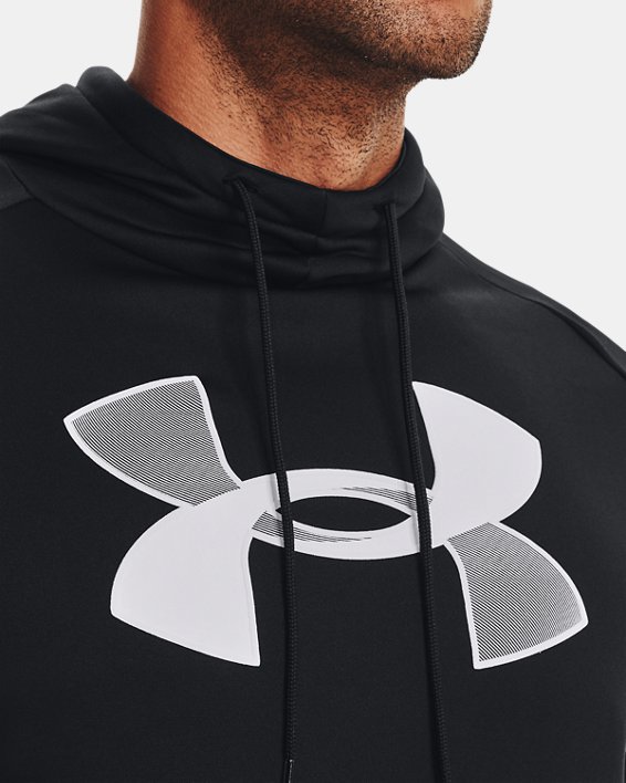 Men's Armour Fleece® Big Logo Hoodie, Black, pdpMainDesktop image number 3